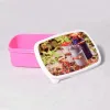 Personalisierte Sublimation Lunchbox Lebensmittelbehälter Kunststoff DIY Wärmeübertragung Lunchpakete leer Kleine Größe E0523