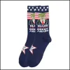 Party Favor Trump 2024 Socks Make America Again Stockings For Adts Women Men Cotton Sports Drop Delivery Home Garden Festive Supplies J0522