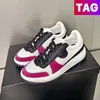 Designer cnel Freizeitschuhe Damen Luxus 22SS WMNS Low Top Wildleder Kalbsleder Sneaker Dunkelrosa Weiß Schwarz Grün Grau Weiß Rosa Damenmode Sport Outdoor Sneakers