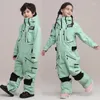 Vestes De Ski Enfants Combinaison De Ski Une Pièce Garçon Ensembles De Neige Coupe-Vent Imperméable Chaud Fille Combinaison Combinaison De Neige Snowboard Costumes Vêtements