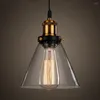 Lampy wiszące amerykańskie szklane lampa wiejska kreatywne lampki vintage e27 jadalnia kuchnia dom prosty