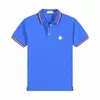 Designer Hommes Basic Business Polos T-shirt Mode France Marque Hommes T-shirts Brassards Brodés Lettre Badges Polo