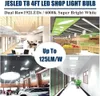 Stock in US LED T8 Tube 4FT 28W G13 192LEDS 240 Light Lamp Bulb 4 feet 1.2m Double row 85-265V led lighting fluorescent replacement for shop garage