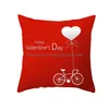 Taie d'oreiller Valentines Happy Valentine Day Peach Skin Er 45X45Cm Sieste Canapé Taie D'oreiller Décoration De La Maison Drop Delivery Jardin Textiles B Dhj7U