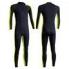 Kvinnors badkläder Män 2mm Neoprene Fashion Front Dxhet Wetsuit One Piece Lång ärm Lång ärm varm kallt simning Snorkling Surfing 2023