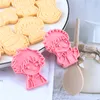 Stampi da forno 6 pezzi Anime Jujutsu Kaisen Set di taglierine per biscotti Strumenti 3D Pressatura per biscotti Stampo per biscotti Cucina Natale Regalo di Halloween 230518