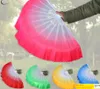 5 Colors Chinese Silk Hand Fan Belly Dancing Short Fans Stage Performance Fans Props for Party SN3407