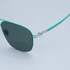 Óculos de sol Bolsas de miopia Óculos para homens feitos à mão na Alemanha Super Slim Style Pilot Style Aço inoxidável Estrutura Prescrição