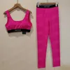 Damesbas briefs badmode zomer sport yoga vest leggings tracksuits joggen running strakke tops broek