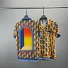 Chemise de designer pour hommes été à manches courtes chemise décontractée boutonnée chemise de bowling imprimée style de plage respirant T-shirt vêtements # 87