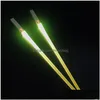 Chopsticks Led Glowing Light Reusable Sushi Lightup Unique Gifts For Men Drop Delivery Home Garden Kitchen Dining Bar Flatware Dhmco