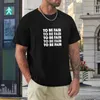 Herren Polos To Be Fair Letterkenny T-Shirt Schwarze T-Shirts für einen Jungen Herren Langarm