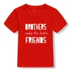 Familjsmatchande kläder 1 Brother Made Best Friend Boy Brother T-shirt Familj Matchande T-shirt Barn Fashion Cool TPS T-shirt Summer T-shirt G220519