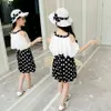 Girl's Dresses Big Girl Dresses Off Shouder Summer Dress For Girl Casual Patchwork Dress For Kids Teenage Costume For Girls 6 8 10 12 14 Year 230519