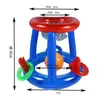 Inflatable Floats tubes Swimming Pool Basketball Hoop Set Inflatable Floating Hoops with Ball Rings for Kids Teens Adults Perfect Competitive Water Play 230518