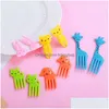 Forchette Animali Frutta Cibo Mini Cartone Animato Bambini Snack Torta Dessert Pick Decorazione Del Partito Drop Delivery Casa Giardino Cucina Sala Da Pranzo Bar F Dhubq