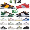 2023 Herrkvinnor Låga casualskor Summerskor University Red Pine Green Orange Grey White Shoes Midnight Navy Chunky Designer Sports Sneakers