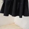 Skirts Gothic Summer Y2k Aesthetic Bows Women Black A-line Skirt Preppy Style Harajuku High Waist Pleated Midi Skirts Streetwear 230519
