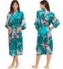 Женская халата шелковая кимоно-хала для халат женские розы