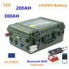12V 200AH 300AH LiFePO4-Batterie 12V LiFePO4 200AH 300Ah-Batterie 12V Lithium-Eisenphosphat-Batterie 200Ah 300Ah mit 20A-Ladegerät
