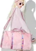 New Long Wool Travel Bags Plush Pink Travel Bag Luggage Bags European american style