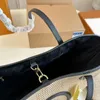 Designer Bags Woman Straw Beach Tote Luxury Handbag Crochet Shopping Totes Handbags Fashion Lady Purse