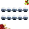 Emballage cadeau 10 PCS Mooncake Box Treat Boxes Clear Moon Cake Muffin Cupcake Carrier