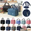 Lunch Boxes Bags Portable Cooler Bag Ice Pack Insated Thermal Food Picnic Bags Pouch Mtipattern Drop Delivery Home Garden Kitchen Di Dhfrl