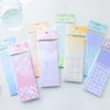 8packs/LOT Plaid Shop Series Blocco note in carta con materiale per messaggi freschi