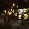Cordes LED Ampoule Fée Lumières Solaire Lumière Extérieure Guirlande De Mariage De Noël Jardin Décoration Vacances LightingLED