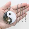 Pendant Necklaces Natural Freshwater Shell Pearls Mother-of-pearl Necklace Tai Chi Array Round Exquisite Charms For Jewelry Making Diy