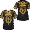 Camisetas de hombre Verano León Cabeza Patrón Impresión 3D Camiseta Moda Hombre Calle Casual Camisa deportiva Hombre O-cuello Camiseta de gran tamaño 230519