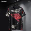 T-shirts pour hommes chemise surdimensionnée hommes haut d'été Spaper à manches courtes t-shirts Plus 6XL 8XL 9XL 10XL t-shirt hommes glace hauts en soie