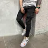 Męskie dżinsy elastyczne chude rozryte mężczyźni Slim Fit Dżins Wysoka jakość mody dresowe spodnie hip -hopowe spodnie Jogger Pencil Pants 230519