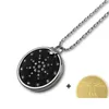 Pendant Necklaces Quantum Necklace 3 Health Care Stones Vintage Jewelry For Women Men With 6 Pieces Anti Emf Mobile Shield Stickers Dh53G