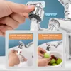 الحنفيات الأخرى الاستحمام accs Universal 1080 ° Rotatable Faucet Aerator Extender Plastic Splash Filter Faucets Bubbler Arm Robotic Arm for Kitchen Bathroom 230518