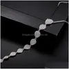 Collares pendientes Hibride Elegante Forma de gota de agua Cubic Zirconia Collar para novia Joyería de moda N1174Pendant Delivery Pe Dhbqh