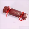 크리스마스 장식 사탕 모양의 상자 베이비 샤워 호의 선호 레드 핑크 와인 컬러 상자 리본 드롭 배달 홈 gar dha57