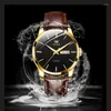 Armbanduhren 2023 Herrenuhren Top Wasserdicht Sport Armbanduhr Chronograph Quarz Militär Echtes Leder Relogio Masculino