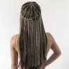 Pinces à cheveux bohême luxe mode femme Punk multicouche métal tête chaîne bijoux avant front bande accessoires 2023