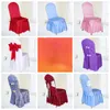 Fashion Thickened Elastic Table and Chair Cover Pleated Skirt Dining Chair Household Hotel Wedding Banquet One-Piece All-Inclusive Chair Cover Sets Wholesale