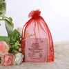 Gift Wrap Sheer Organza Jewelry Bags Assorted Color Mini Sachet Pouches For Party Christmas Festival