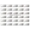 Porte-clés Longes Acrylique Porte-clés Blancs 30 Pcs Ronde Rec Effacer Conseil Accessoires Drop Delivery Mode Dhqye