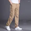 Pantaloni da uomo 2023 Salopette multitasche primavera estate Uomo Allentato Taglie forti Pantaloni sportivi da esterno Abiti da lavoro in puro cotone Casual