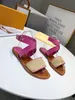 2023Blade Women's Hemp Rope Rope Stain Sandal Sandal Sliper Designer Fashion Luxury Elegant Simple Material Shoes Design