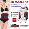 Schönheitsartikel 650 nm 940 nm Fettabsaugungsmaschine Maxlipo Schmerzlinderung 5d Lipo Pad Laser Schlankheitsmaschine