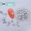 Nail Stickers Ail Drill With Super Flash Water Drop Square Zircon Jewelry Crystal Transparent Diamond Accessories