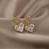 Charme LATS Unique Design Exquis Rose Zircon Boucles D'oreilles pour Femmes 2023 Nouvelle Mode Élégante Douce Boucle D'oreille Tendance Bijoux Cadeau De Fête AA230518