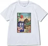 Mode Rhude Summer Mens Cotton Rhude T-shirt T-shirt Landscape Tryckta herr- och kvinnors skjortor Leisure Sports Hip-Hop