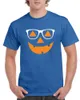 Men's T Shirts Halloween Jack O Lantern Mens T-Shirt Pumpkin Scary Costume Spooky Skeleton Cotton Fashion T-Shirts Top Tee